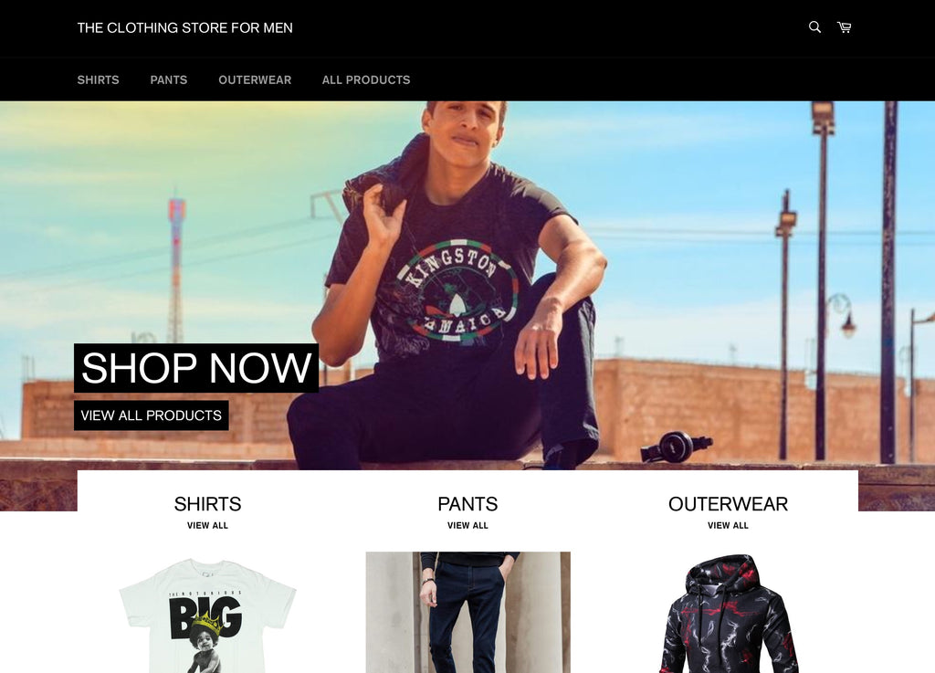 Men’s Apparel Store - 50+ Products