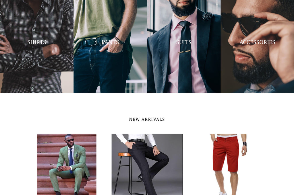 Men’s Apparel Store - 50+ Products