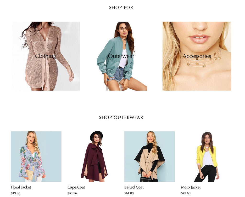 Women’s Apparel Store - 50+ Products